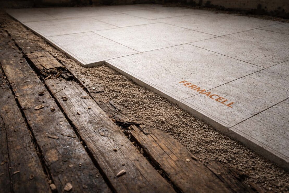 Appartement en rénovation avec chape sèche