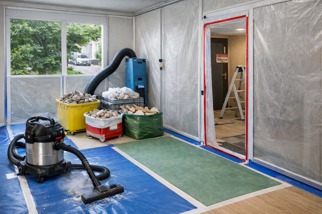 Protection des sols et chantier propre