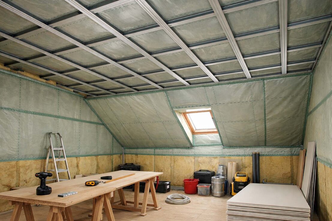 Isolation de combles et plafonds suspendus