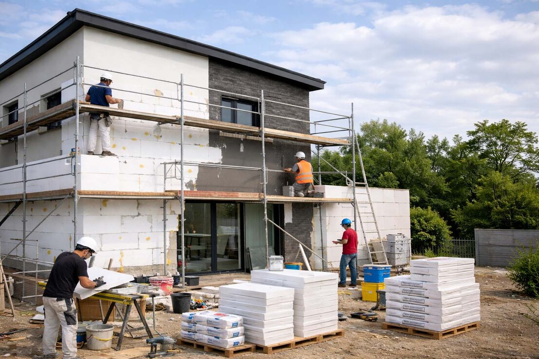 Isolation de murs périphériques en rénovation